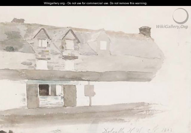 Study of a house in Dolgelly, North Wales - Cornelius Varley