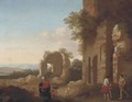 The Departure of Abraham and Isaac - Cornelis Van Poelenburgh