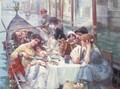 Lunch on the canal, Venice - Continental School