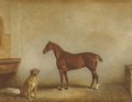 Bess and Polly in a stable - Claude L. Ferneley