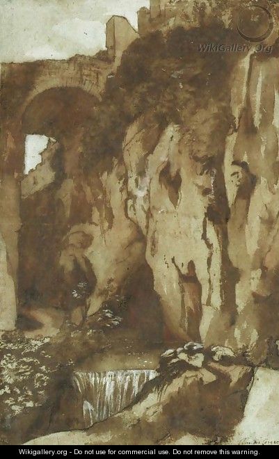 The Falls at Tivoli - Claude Lorrain (Gellee)