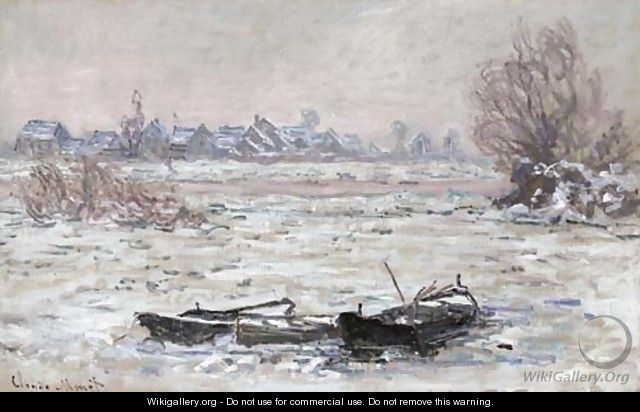 Les glacons AA  Lavacourt - Claude Oscar Monet