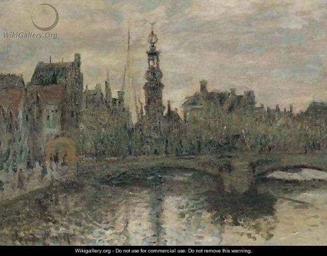 Le Binnen-Amstel, Amsterdam - Claude Oscar Monet