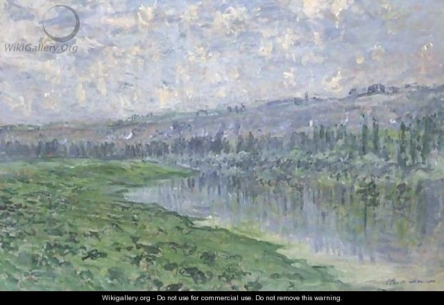 La Seine et les cateaux de Chantemesle - Claude Oscar Monet