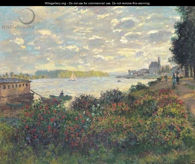 La Seine AA  Argenteuil 2 - Claude Oscar Monet