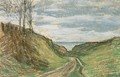 Chemin creux, Pourville - Claude Oscar Monet