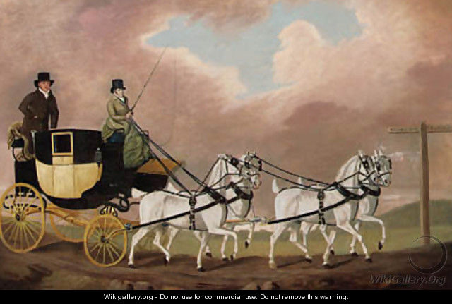 A Carriage on the London Road - Clifton Tomson