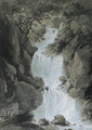 Views of the Reinbach Falls, Switzerland - Claude Louis Chatelet
