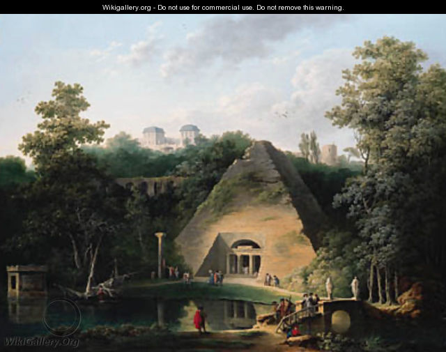 The Pyramid at the Chateau de Maupertuis - Claude Louis Chatelet