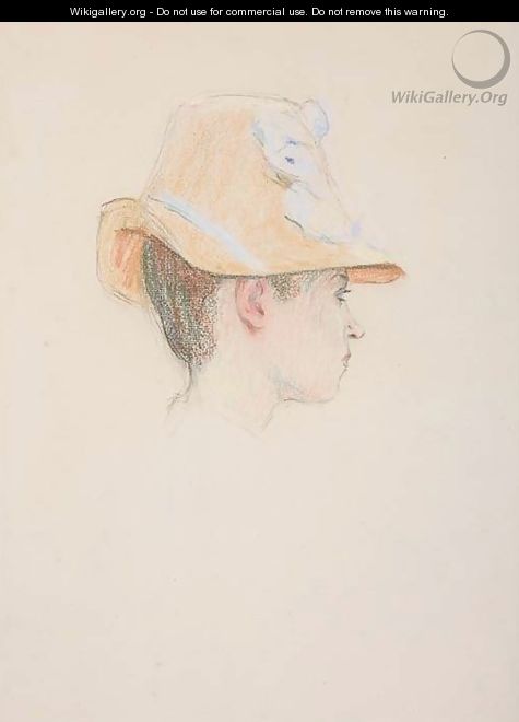 Femme au chapeau - Claude Emile Schuffenecker