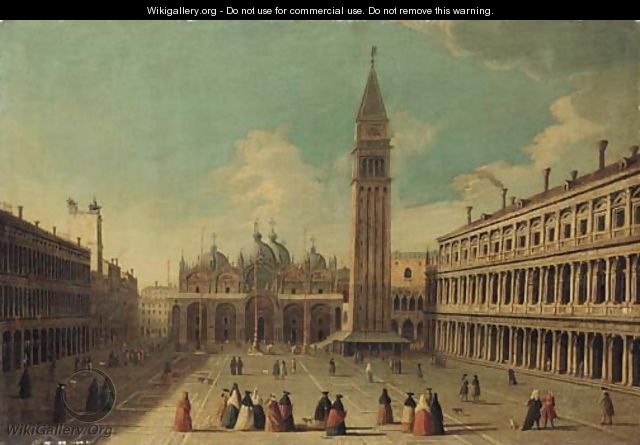 The Piazza San Marco, Venice, looking east along the central line - (after) Vincenzo Chilone