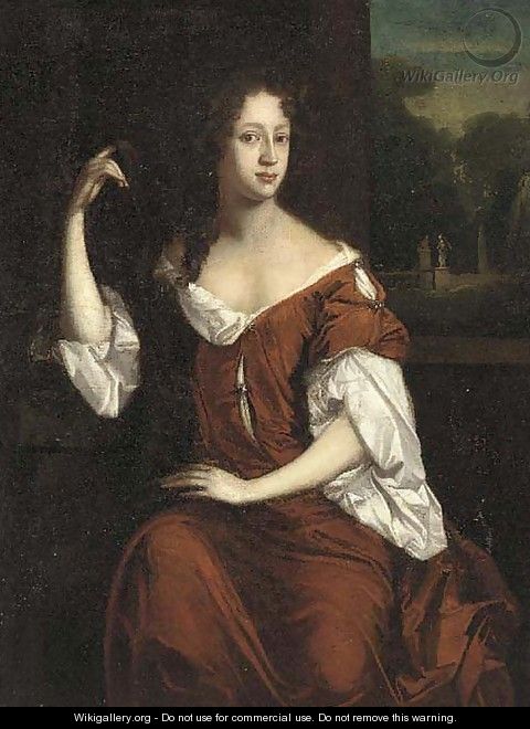 Portrait of Lady Stapylton (d.1729) - (after) William Wissing Or Wissmig