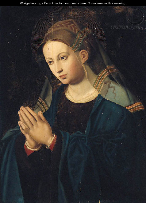 The Virgin at prayer - (after) Willem Adriaensz Key