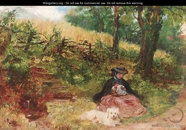 A rest on the wayside - (after) Dyce, William