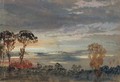 A sunset seen through trees - Clarkson Stanfield