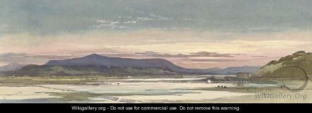 A flooded plain in Northern Spain, 1851 - Clarkson Stanfield