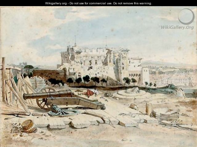 The Siege of Rome - (after) William Simpson