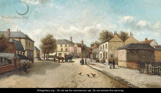 A quiet afternoon in an English village - English School