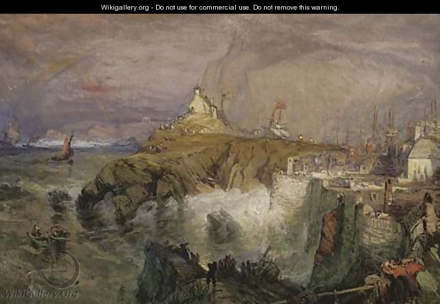 An onshore gale - English School