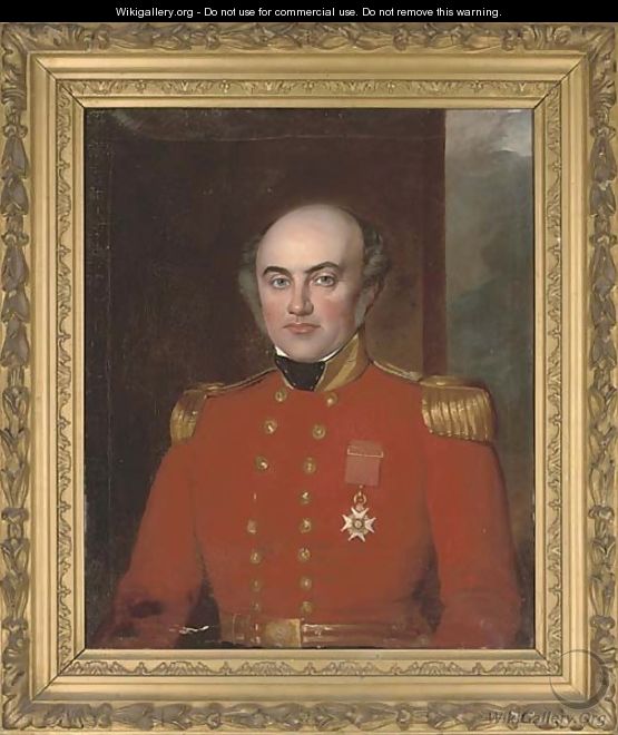 Portrait of Colonel John Colvin of the Bengal Engineers (1794-1878) - English School