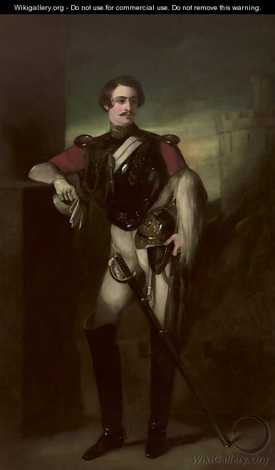 Portrait of a Life Guards officer - English School