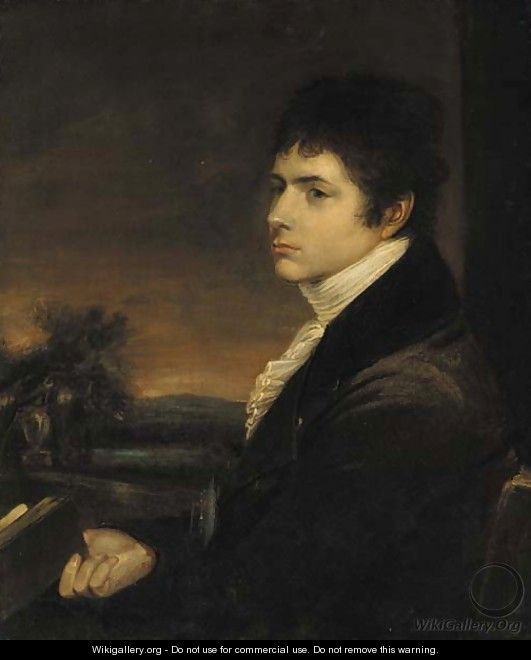 Portrait of a gentleman, traditionally identified as Robert Southey - English School