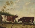 Cows in a landscape - English Provincial School