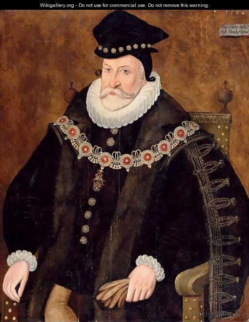 Portrait of Edward Clinton, 1st Earl of Lincoln (1512-1585) - English School