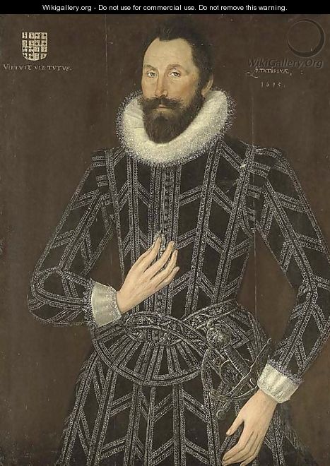 Portrait of Sir John Aylmer (b.1568 - English School