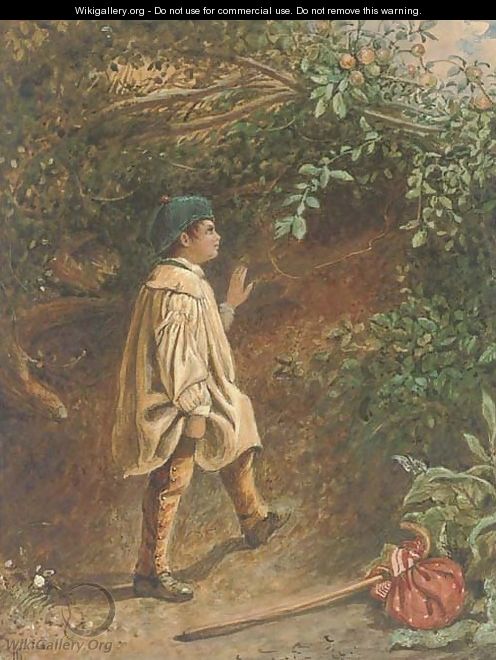 The young apple picker - English School