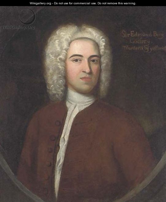 Portrait of a gentleman, traditionally identified as Sir Edmund Bury Godfrey (1621-1678) - English School