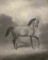 A dapple grey in a landscape; with four further horse studies - English School