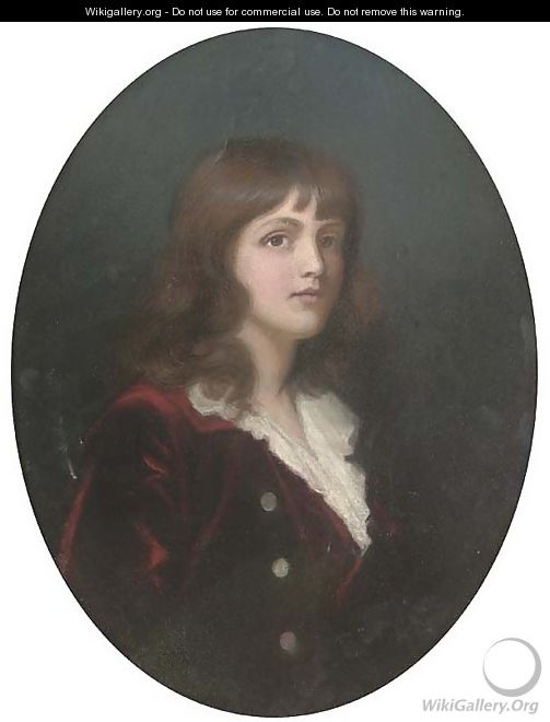 Portrait of Alexander, 10th Duke of Hamilton, half-length, in crimson coat - Sir Joshua Reynolds