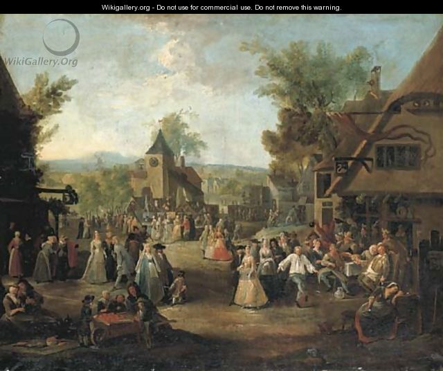 A town kermesse - Egbert Jaspersz. van, the Elder Heemskerck