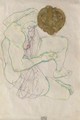 Sitzender Frauenakt - Egon Schiele