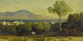 Argostoli and the Black Mountain, Cephalonia - Edward Lear