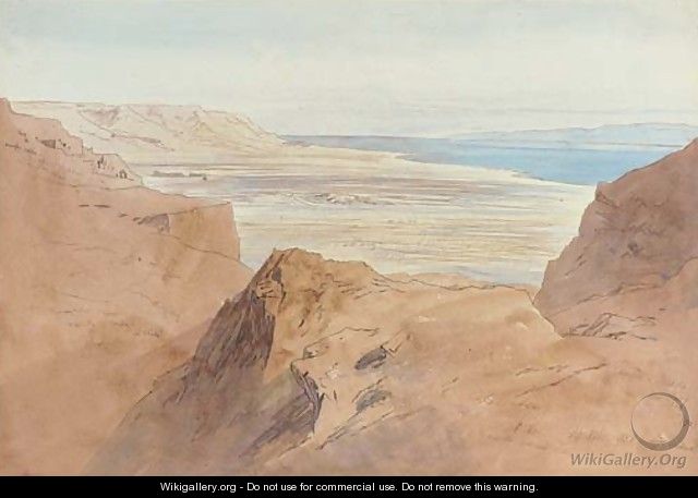 Ain Gedi and the Dead Sea, Israel - Edward Lear