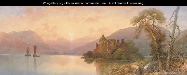 A calm evening on the loch - Edward M. Richardson
