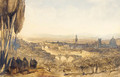 View of Florence from the Basilico, San Miniato al Monte, Monte Cruce - Edward Lear
