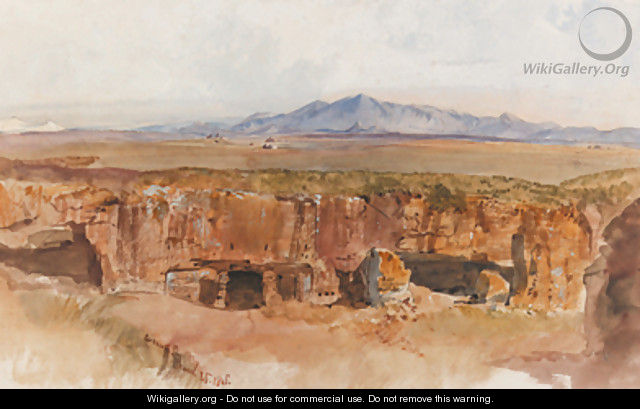 The Roman Campagna, possibly from Centocelle - Edward Lear