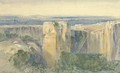 The quarries of Syracuse, Sicily, Italy - Edward Lear