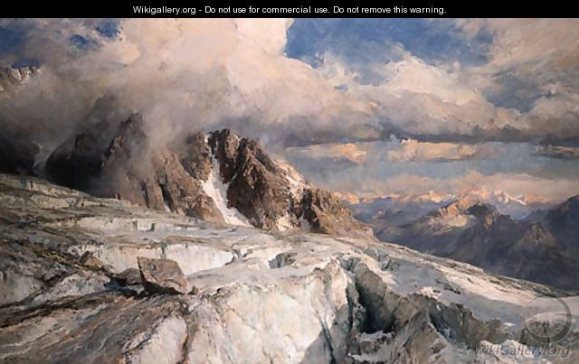 Saleinaz Glacier - Edward Theodore Compton