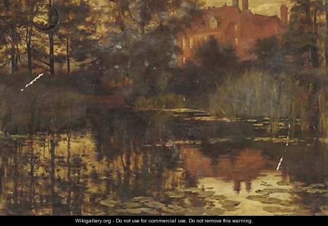 The old mill pond - Edward R. Taylor