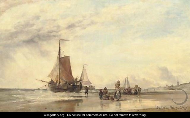 Dutch Pincks, Scheveningen - Edward William Cooke