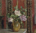 Roses dans une pichet - Edouard (Jean-Edouard) Vuillard