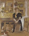 Portrait de Madame Marie des Jardins-Fontaine - Edouard (Jean-Edouard) Vuillard