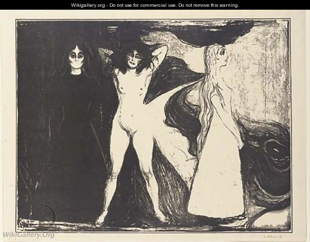 Woman (Das Weib) - Edvard Munch