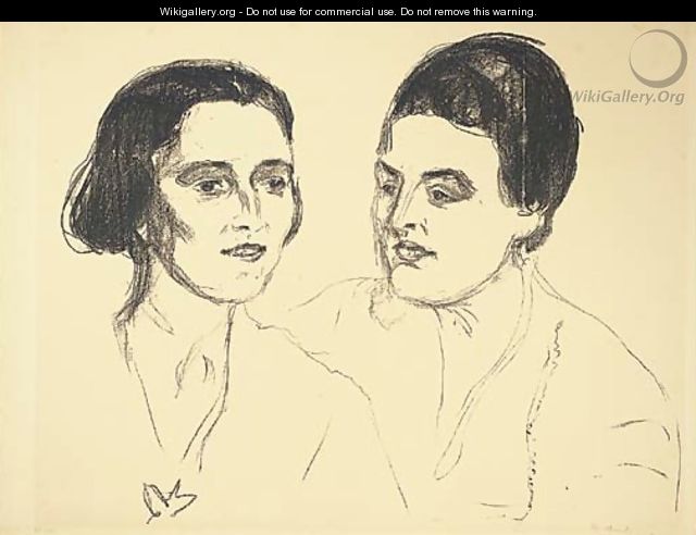 Louise and Else Heyerdahl - Edvard Munch