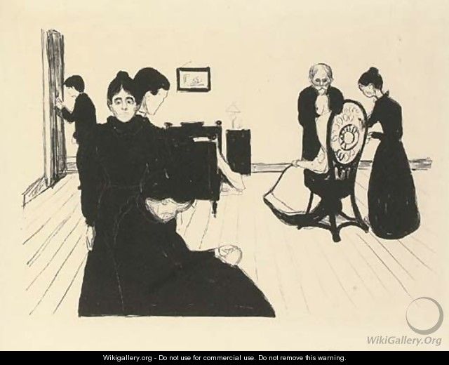 Death in the Sickroom - Edvard Munch