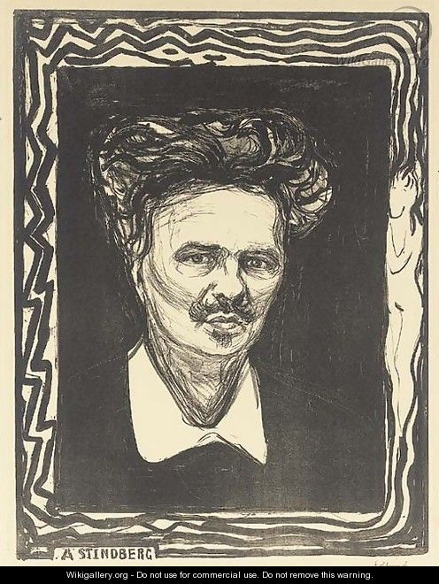 August Strindberg 2 - Edvard Munch
